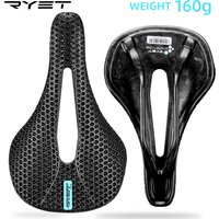 RYET 3D imprimé vélo selle en carbone 140mm 142mm Super léger route vtt course EVA selles vélo siège coussin cyclisme siège partie