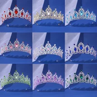 Crystal Tiaras And Crowns Headband For Women Rhinestone Prom Diadem Crown Bridal Wedding Hair Accessories Jewelry Crown Tiara