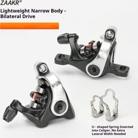 ZAAKR Mechanical brake caliper Model C230-C235 Enlarged piston, Lightweight design For Flat-mount and Post-mount Fit Bicycle