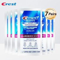 Crest Professional Teeth Whitening Strips Enamel Safe No Pain Sensitivity Teeth Bleaching Strips 14/28 Strips