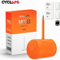 CYCLAMI New Version Ultralight Bike Inner Tube 26 27.5 29 Inches MTB Bicycle TPU Material Tire 45mm French Valve Cycling Tube