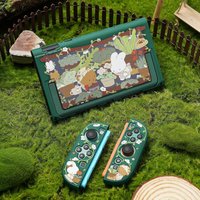 GeekShare Bunny Garden Protective Shell Compatible with Switch 2, Kawaii Cartoon Slim Case for Switch 2025