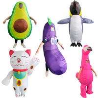 Inflatable Eggplant Costume Adult Funny Inflatable Role Playing Costume Suitable for Halloween Parties Carnivals and Other Scen