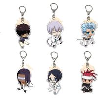 Japan Anime BLEACH Character Model Aizen Sousuke Ulquiorra cifer Grimmjow Jeagerjaques Acrylic Keychains Fans Friend Gifts