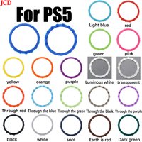JCD 1Pair=2PCS For PS5 Controller Analog Accent Thumbstick Rings For PS5 Replacement Accessories