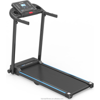2.5HP Motor Foldable Electric Treadmill Portable Walking Pad Running Machine with LED Display for Home Office Gym Fitness