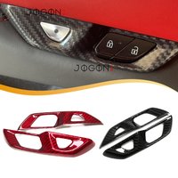 Für Chevrolet Corvette C8 Stingray ZR1 ZR1X Coupé HTC 2020-2026 Echte Carbon-Faser Türschloss-Konsolenabdeckung Streifen Zubehör