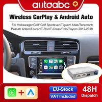 Wireless Carplay Android Auto box Support Mirror Link AirPlay Camera For VW Volkswagen Golf 7 Seat Skoda mib mib2 Multimedia