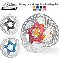 IIIPRO 140mm/160mm Road MTB Float Disc Brake Pad 6 Bolts Stainless Steel Dissipation Disc Brake Rotor With 6 Screws