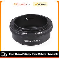 Fotga Adapter Mount Ring for Canon FD Lens to Sony NEX E NEX-3 NEX-5 NEX-VG10 Canon FD Lens to Sony NEX E Mount Adapter