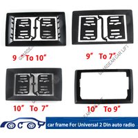 9 inch to 10.1 inch 9 inch 10 inch to 7 inch frame 2 DIN frame suitable for all car models center console radio Android system