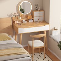 Dresser girl bedroom Internet celebrity dressing table small apartment bedroom modern light luxury storage cabinet integrated