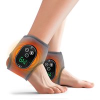 Ankle Massage Wrap Brace Heated Vibration 3 Temperature Adjustable Foot Ankle Massager Thermal Feet Fatigue Relax Support Pads