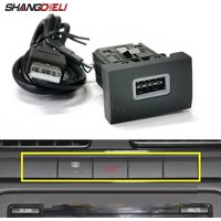For VW Polo 2011-2013 Car USB Input Adapter Socket Audio Radio U-disk Flash Socket Interface Adapter with Cable