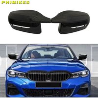 For BMW 3 4 5 7 Series G30 G38 Bright Black Side Wing Rearview Mirror cover caps G20 G21 G28 G22 G11 G12 M4 style LHD RHD