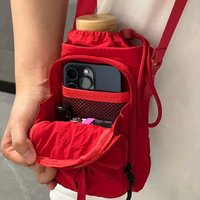 New Lightweight Crossbody Phone Bag for Women Outdoor Sports Cycling Bag Water Bottle Holder Travel Bag Knot Design