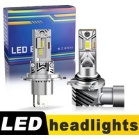 2PCS CANbus H4 9006 LED Headlight Bulb 12V 20000LM Hi/Lo Beam Fog Lamp Plug & Play For Toyota Sequoia 2001-2007 2002 2003 2004