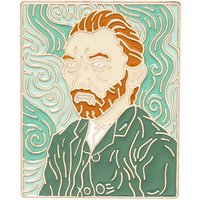 Oil Painting Enamel Pins Custom The Scream Sunflower Van Gogh Brooches Bag Clothes Lapel Pin Badge Art Jewelry Gift for Friends