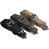 Quick Release MS4 Single Point Rifle Sling Tactical Adjustable Quick Detach QD Metal Swivel 2 Point Multi Mission Rifle Sling