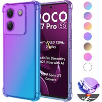 Gradient Airbag TPU Case for Xiaomi Poco M7 Pro 5G Protective Shockproof Cover Fundas Coque Capa