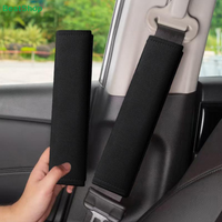 ☪1/2pcs Universal Car Seat Belt Covers Simple Style Solid Color Multipurpose Shoulder Protector Relieve Your Shoulder Pressure