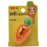 1 Pieces Cute Carrot Pineapple Pencil Sharpener With Eraser Pencils School Office Supplies Student Decoration Stationery