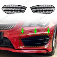 Für mercedes benz cla klasse c117 cla200 2012 cla45 amg 2011-2015 Nebels chein werfer abdeckung Kühlergrill Front stoßstange Grill gitter Aufkleber Bodykit