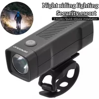 AliExpress NONE T6 LED Bicycle Headlight, Waterproof 3 Modes Night Riding Safety Flashlight, Front Light for Bike Scooter Accessories