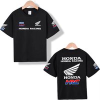 AliExpress Summer Honda Motorcycle Short Sleeve Factory Team Racing Suit Cbr 650 Gold Wing Men's and Women's Cycling Cotton Loose T-Shirt