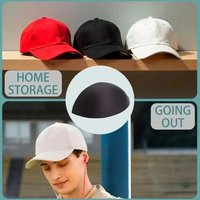 Adjustable Baseball Cap Inner Support Cotton Pad, Anti-deformation Curved Brim Retainer Hat Liner Insert