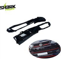 4 Types Gloss Black Fog Light Lamp Cover For VW T6 Transporter Caravelle 2016-2019