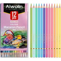 12/24pcs Vibrant Macaron Colors Oil Pencil Set - Premium Artist Color Pencils for Drawing, School Art Supplies