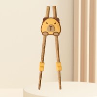 Chopsticks For Beginners Capybara Theme Grip Correction Tool Kid Easy mastery of gripping techniques Training Chopsticks For kid