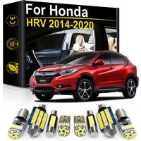 Lumières LED intérieures de voiture pour Honda HRV, kit de lampe de plaque de planificateur de coffre, accessoires Canbus, breton, 2014, 2015, 2016, 2017, 2018, 2019, 2020