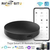 Tuya WiFi IR Remote Control Smart Life Home Products With Temperature Humidity sensor work with Google Home Assistant alexa
