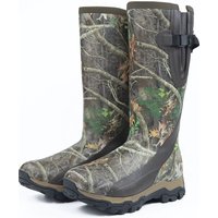 Men's Waterproof Anti-slip Fleece Lined High-calf Outdoor Camouflage Rubber Fishing Boots Thickened Snake-proof Rain Boots