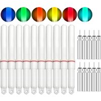 10pcs/lot Night Fishing Glow Stick with 10 cr425 Battery Luminous Floats Accessory Fishing Light Stick Attractor Lamp B651