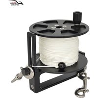 100/120/160M Aluminum Diving Reel Technical Diving Reel Handheld Diving Cave Reel