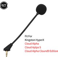 Replacement Game Mic 3.5mm Microphone for Kingston HyperX Cloud Alpha S Cloud9 C9 Edition Gaming Headsets Headphones
