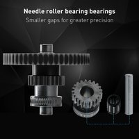 Extruder Gear For Neptune 4/Pro/Plus/Max Nanocoated Mold Steel Integrated CNC Precise Printing Kit For ELEGOO 3D Printer Parts