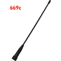 669C SMA-Male Flexible Dual Band VHF/UHF Two Way Radio Antenna for Baofeng Yaesu Vertex VX-1R VX-2R VX-3R VX-7R 470MHz