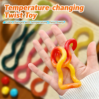 Rao Rao Le Children's Twisting and Winding Toy for Ages 6+, Educational Stress Relief Twist Toy, Creative Shape-Shifting Interactive Early Education and Soothing Toy for Boys and Girls, Single Set