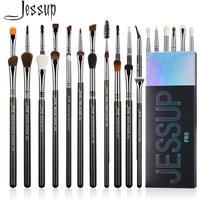 Jessup-Ensemble de pinceaux de maquillage pour les yeux, pinceau de maquillage professionnel, pinceau synthétique pour mélange des yeux, fard à barrage, fard à barrage, fard à barrage, T341