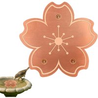 Bird Bath Copper Disk bird bath purification tray Metal Cleaner Disks Feeder Accessories For Water Bowl