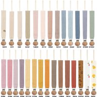 Infant Dummy Pacifier Clips Soft Cotton Soother Holder Nursing Teether Dummy Clip Nipple Holder Baby Pacifier Chain