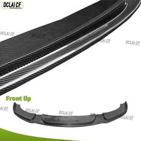 For BMW 5 series M5 F10 2010-2016 Carbon fiber front lip diffuser for car front bumper front chin spoiler HM Style