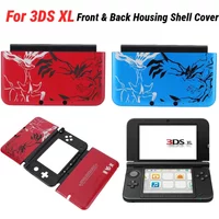 For 3DS XL Front & Back Housing Shell Cover Faceplate Plastic Front Back Faceplate Housing Shell Cover Case for Nintendo 3DS XL