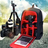 qwProfessional Large Capacity Multifunction Camera Backpack DSLR Backpack Camera Bag with Tripod Strap and Rain Cover for Camera Accessories and Laptops Tabletse