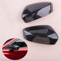 2PCS Carbon Fiber Texture Rearview Mirror Cover Trim ABS Plastic fit for Mazda 6 Atenza 2019 2020 Accessories