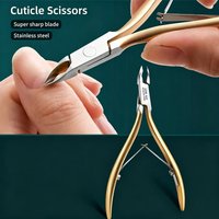 Gold Dead Skin Scissors Nail Salon Special Exfoliating Dead Skin Pliers Stainless Steel Nail Clipper Barb Scissors